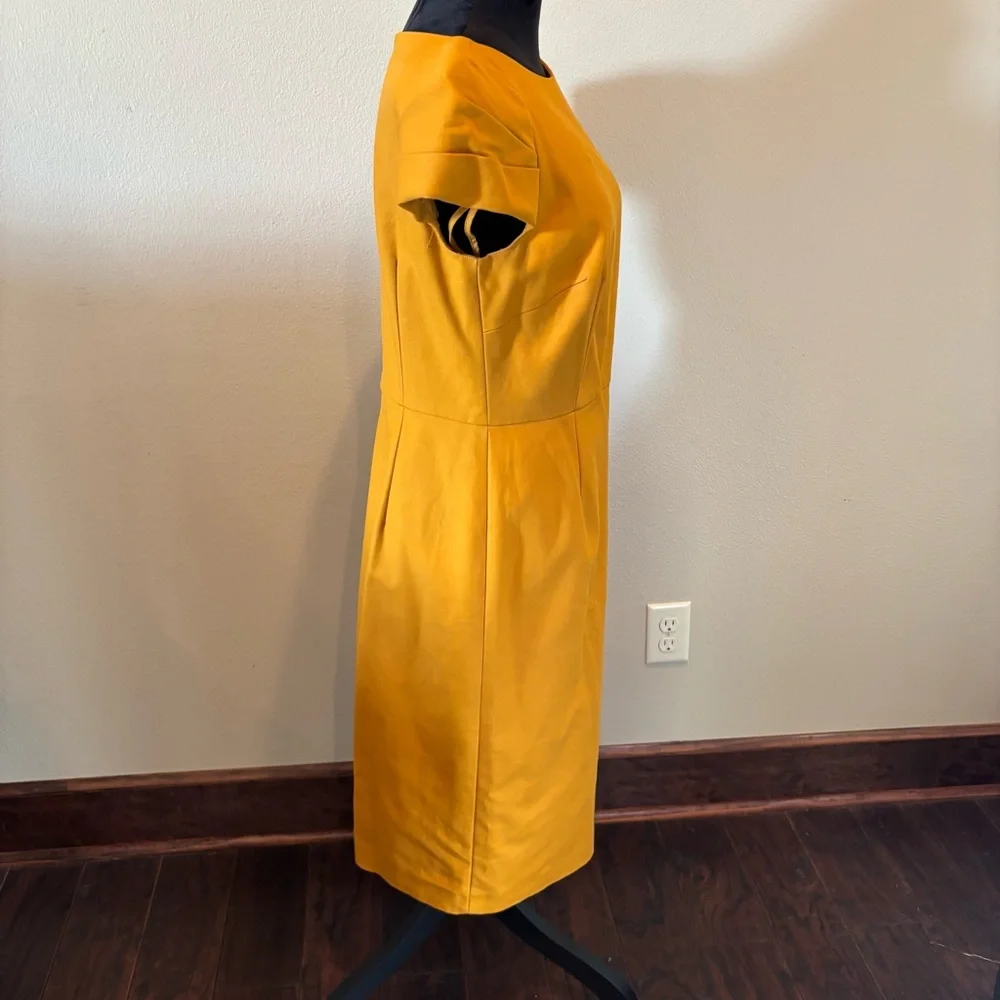 NWT Antonio Melani Amy Cap Sleeve Sheath Dress, Golden Oak,size 10,Church Office - Picture 4 of 14